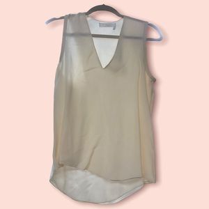 CHLOE LINED CHIFFON SHELL